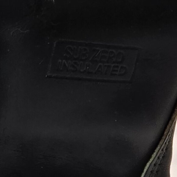 Vintage CAROLINA Men Sub Zero Leather Boots/Steel Toe Logger Boot Sz: 9.5E Black - Picture 10 of 10